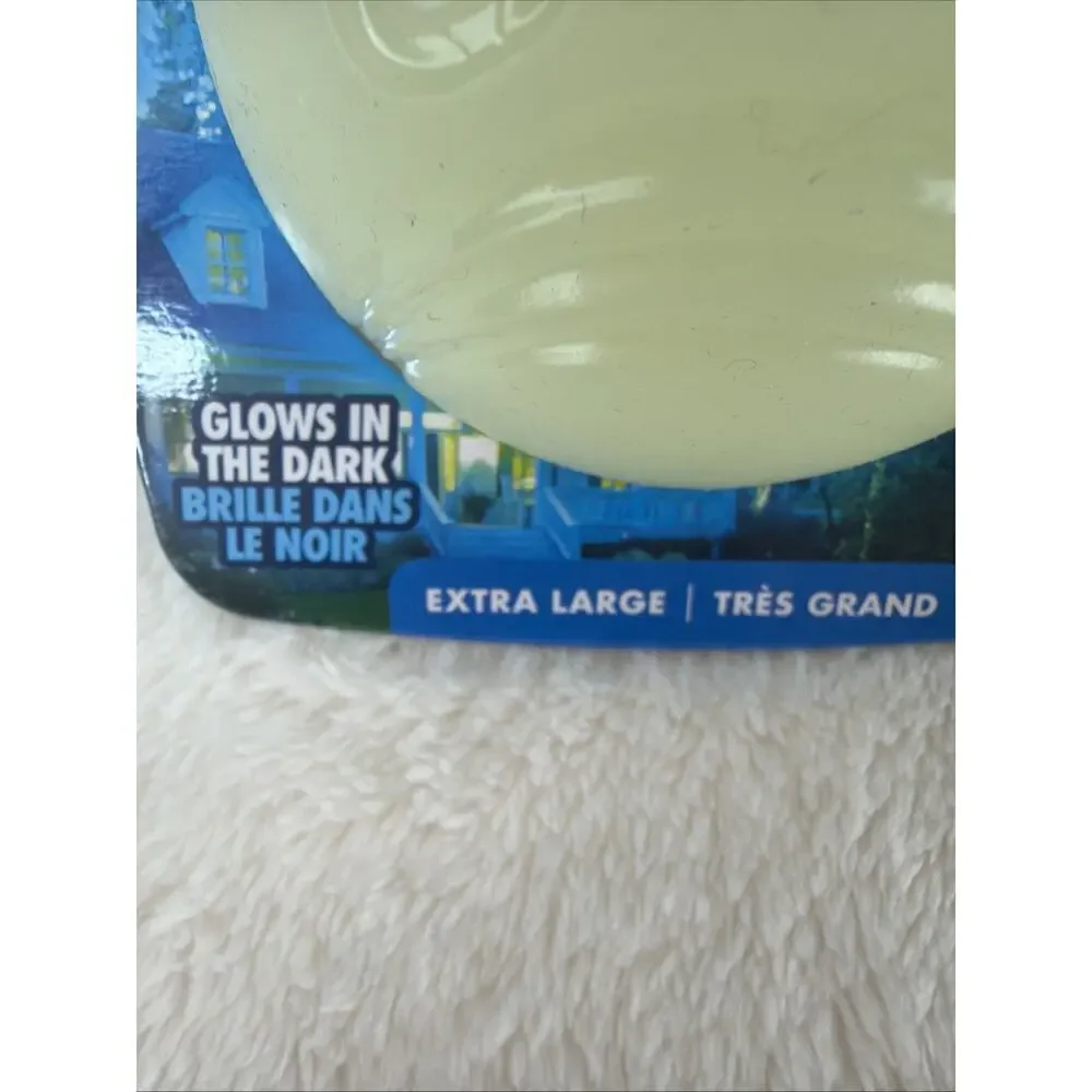 Chuckit Max Glow Ball Glows in the Dark X-Large Dog Toy 3.5 - inch